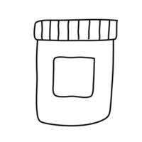 paint pot line style icon vector