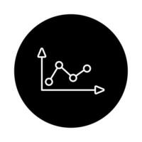 infographic statistics bars with arrow line style vector