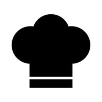 chef hat silhouette style icon vector