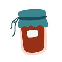 jar with preserve free form style icon vector