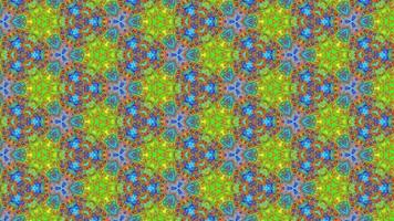 Abstract multicolored kaleidoscope background video