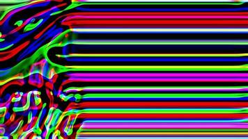 Abstract multicolored textured neon background video