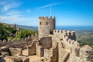 Castillo de los moros en Sintra en Portugal
