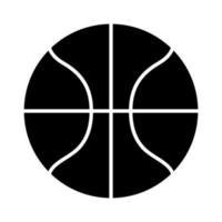 basketball game ball equipment recreation sport silhouette style icon vector