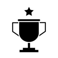 basketball game award trophy star recreation sport silhouette style icon vector