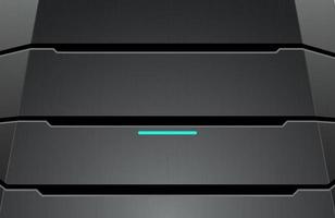 Dark black and blue minimal tech background abstract modern texture design vector