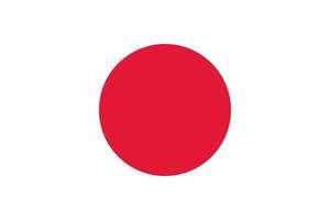 Japan officially flag vector