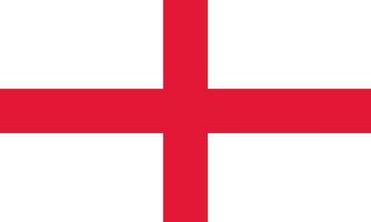 England officially flag vector
