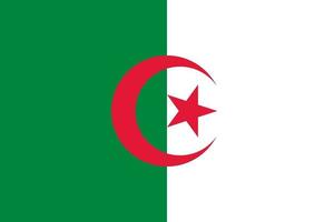 Algeria officially flag vector