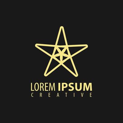 Premium Luxury Gold Star logo designs