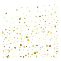 Gold stars Confetti celebration vector