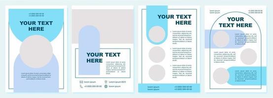 Branding brochure template vector