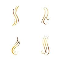 Hair line logo and symbol vector