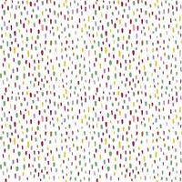 Seamless pattern of multicolored dots, smears, spots, ovals on a white background. Abstract pattern. Vector illustration drawn by hands