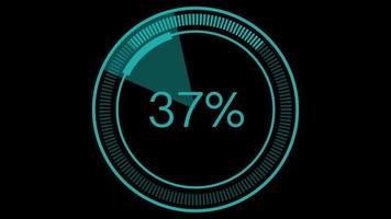 Cyber Concept with Loading Circle video