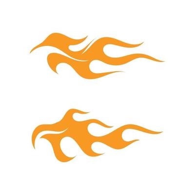 Fire flame nature logo and symbols icons template vector