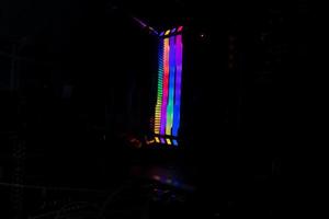 RAM RGB color inside of PC computer photo