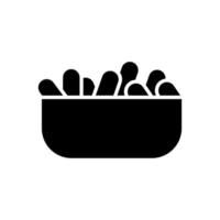 muslim dish with food line icon vector