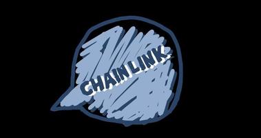 Speech Bubble Doodle with Chainlink in Handwriting video
