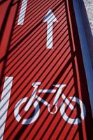 bicycle traffic signal on the street photo