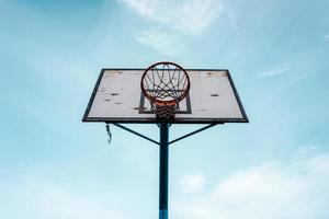 street basketball hoop sport equipment photo