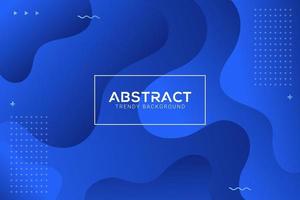 Dynamic abstract liquid trendy color gradation background vector