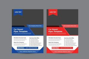 Modern template flyer for Cars Repair Design vector
