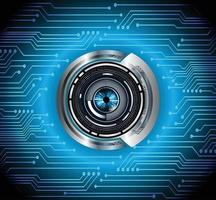 cyber circuit future technology concept background vector