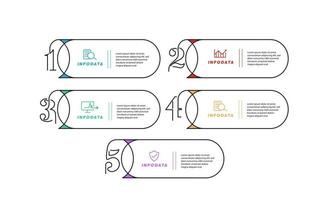 elementos de diseño de infografías de negocios infochart moderno marketing gráfico y gráficos diagramas de barras vector