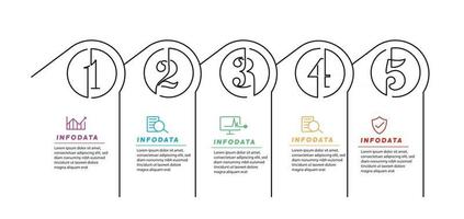 Design elements of business infographics Modern infochart marketing chart and graphs bar diagrams vector