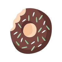 sweet donut hand draw style vector