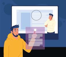 programmers with app vector