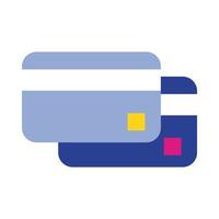 credit card flat style icon vector