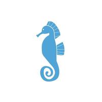 seahorse life animal isolated icon vector