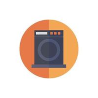 washing machine home appliance isolated icon vector