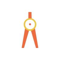 compass school accessory isolated icon vector