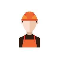 constructor constructor trabajador personaje icono vector