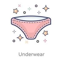 Underwear Undergarment Design vector