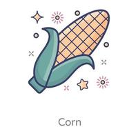 Corn Cob Design vector