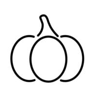 garlic vegetable fresh line style icon vector