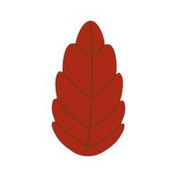 autumn season leaf plant icon vector