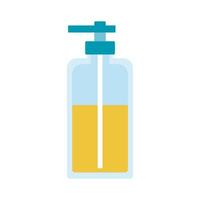 antibacterial soap bottle flat style icon vector