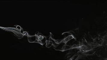Smoke on black background in slow motion shot on Phantom Flex 4K at 1000 fps video