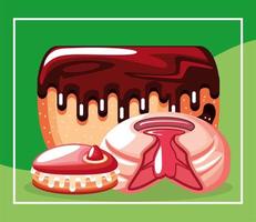 cake pastry dessert vector