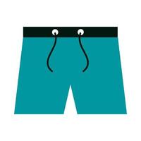 male short clothes fashion flat icon style vector
