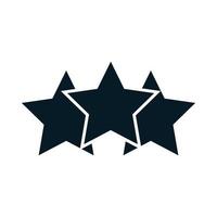 Estados Unidos elecciones estrellas emblema color bandera política campaña electoral silueta diseño de icono vector