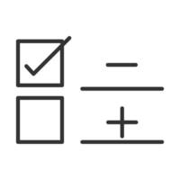 coronavirus covid19 diagnostics research test negative results line icon design vector