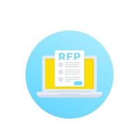 RFP request for proposal vector