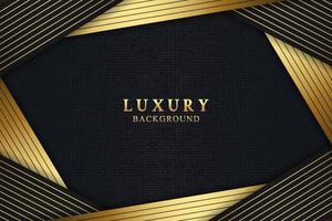 Abstract elegant luxury background concept with black and gold texture vector