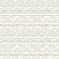 White and Beige horizontal Seamless repeat pattern Random rough twisted part of triangles or broken lines part of circles shapes vector
